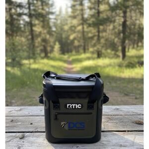 RTIC Outdoors 20 Cans Soft Sided Cooler - Black/Gray - BRANDED GUC